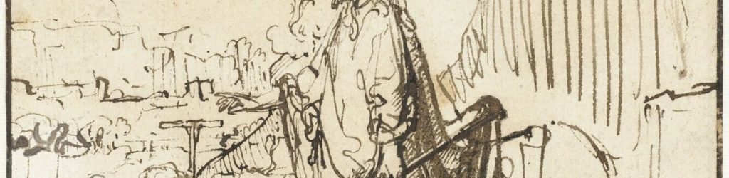 250410, 9. Pasen Rembrandt Harmensz van Rijn - Christ Appearing to Mary Magdalene as a Gardener - (MeisterDrucke-628765)